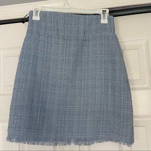 Blue skirt